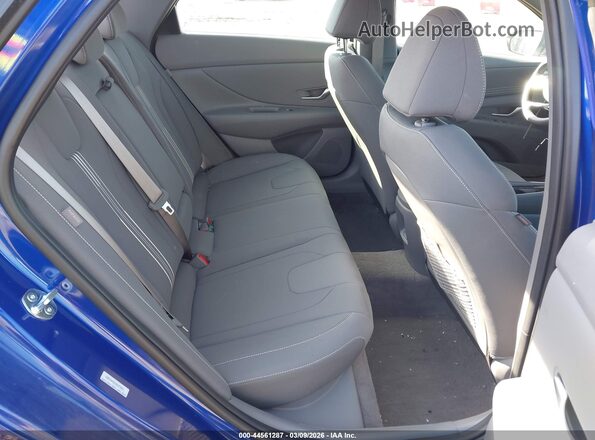 KMHLS4DGXSU031852 2025 HYUNDAI ELANTRA Blue Widok naklejki z numerem VIN