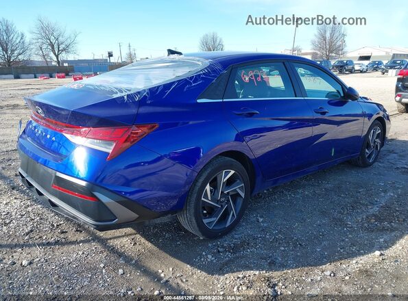 KMHLS4DGXSU031852 2025 HYUNDAI ELANTRA Blue Tył prawy