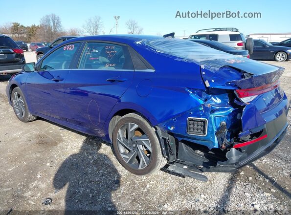 KMHLS4DGXSU031852 2025 HYUNDAI ELANTRA Blue Tył lewy