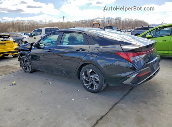 KMHLS4DGXSU907335 2025 HYUNDAI ELANTRA Black Trasero izquierdo