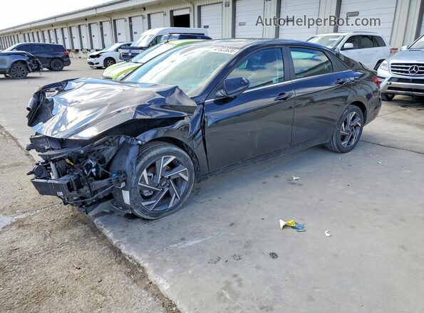 KMHLS4DGXSU907335 2025 HYUNDAI ELANTRA Black Vista tres cuartos delantera izquierda