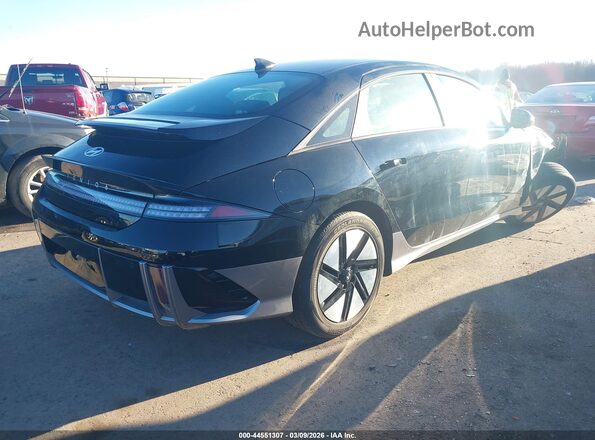 KMHM24AC2RA080478 2024 HYUNDAI IONIQ 6 Черный Задняя правая четверть