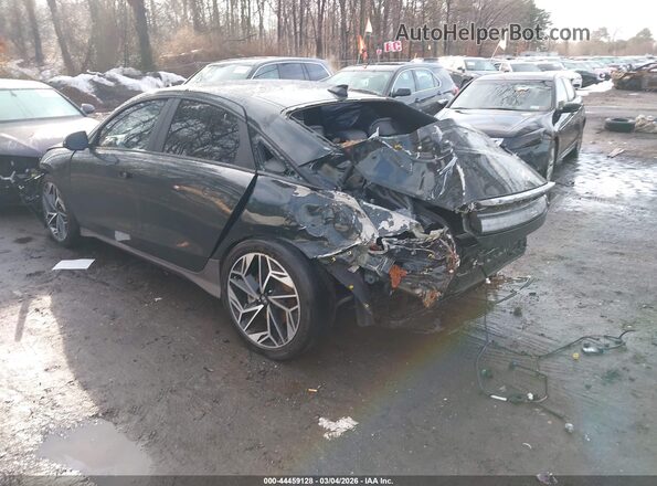 KMHM34AA3PA037731 2023 HYUNDAI IONIQ 6 Черный Задняя левая четверть