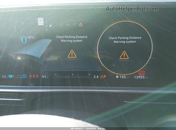 KMHM34AA4SA090897 2025 HYUNDAI IONIQ 6 Gray უკანა სავარძლების ხედი