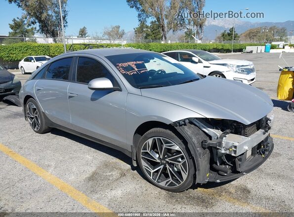 KMHM34AA7RA062179 2024 HYUNDAI IONIQ 6 Silver Delantero derecho