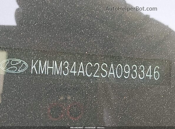 KMHM34AC2SA093346 2025 HYUNDAI IONIQ 6 White Вид підкапотного простору