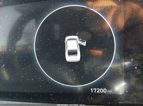 KMHM34AC2SA093346 2025 HYUNDAI IONIQ 6 White Вид задніх сидінь