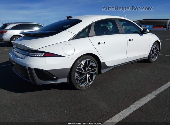 KMHM34AC2SA093346 2025 HYUNDAI IONIQ 6 White Задня права чверть
