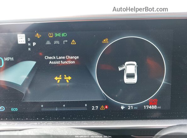 KMHM34AC3RA062987 2024 HYUNDAI IONIQ 6 Black Հետևի նստատեղերի տեսք