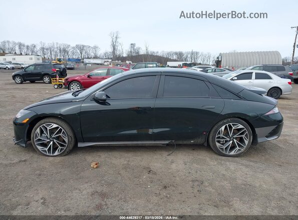 KMHM34AC3RA062987 2024 HYUNDAI IONIQ 6 Black Սալոնի 360 աստիճան տեսք