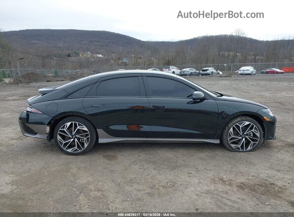 KMHM34AC3RA062987 2024 HYUNDAI IONIQ 6 Black Սալոնի հետևի տեսք