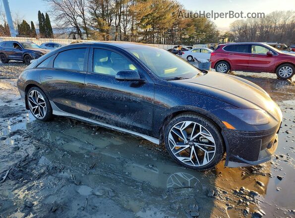 KMHM34AC6PA034548 2023 HYUNDAI IONIQ Черный Передняя правая четверть