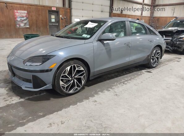 KMHM34AC8SA092136 2025 HYUNDAI IONIQ 6 Gray Przód lewy