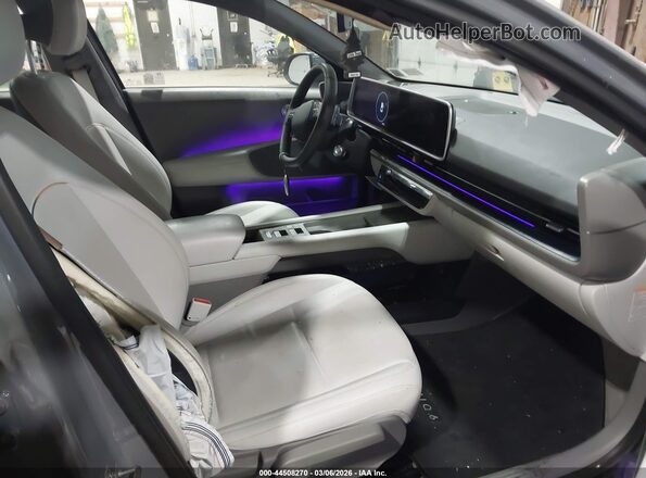 KMHM34AC8SA092136 2025 HYUNDAI IONIQ 6 Gray Widok wnętrza z przodu