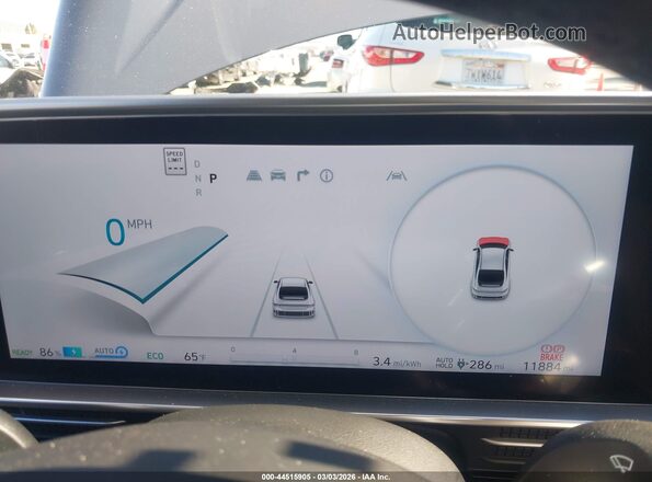 KMHM54AA2SA096983 2025 HYUNDAI IONIQ 6 Gray Vista de los asientos traseros