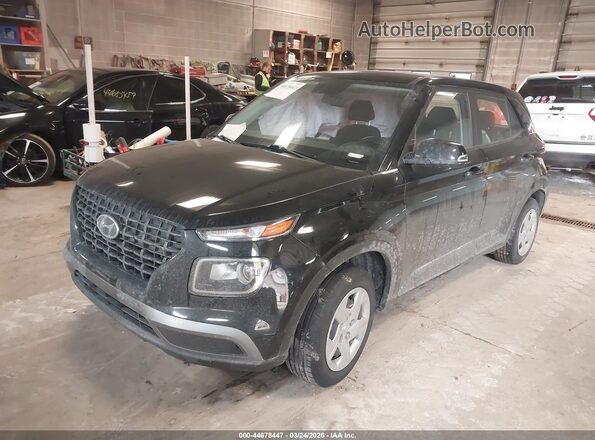 KMHRB8A32MU067699 2021 HYUNDAI VENUE Черный Передняя левая четверть