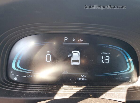 KMHRC8A30PU219948 2023 HYUNDAI VENUE Серебряный Вид щитка приборов