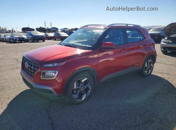 KMHRC8A32MU075900 2021 HYUNDAI VENUE Красный Передняя левая четверть