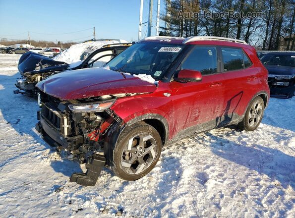 KMHRC8A32RU295044 2024 HYUNDAI VENUE Красный Передняя левая четверть