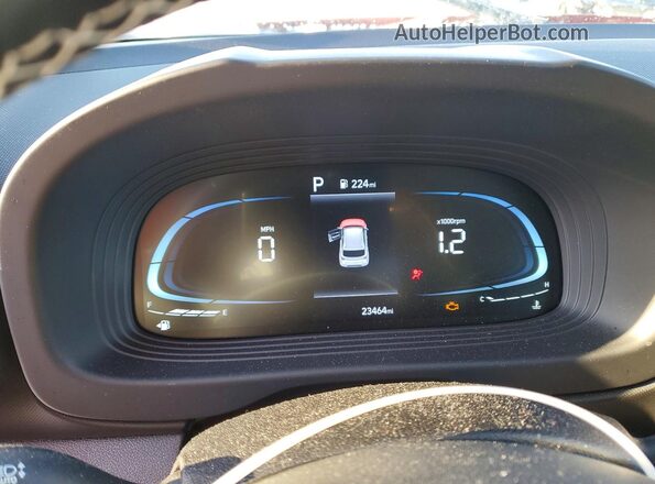 KMHRC8A32RU295044 2024 HYUNDAI VENUE Красный Вид щитка приборов