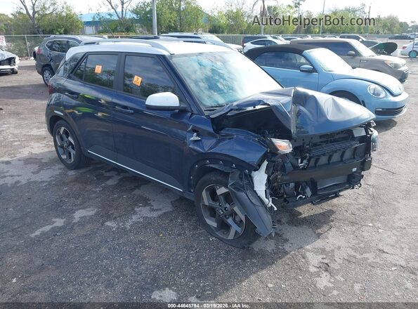 KMHRC8A32RU325014 2024 HYUNDAI VENUE Синий Передняя правая четверть
