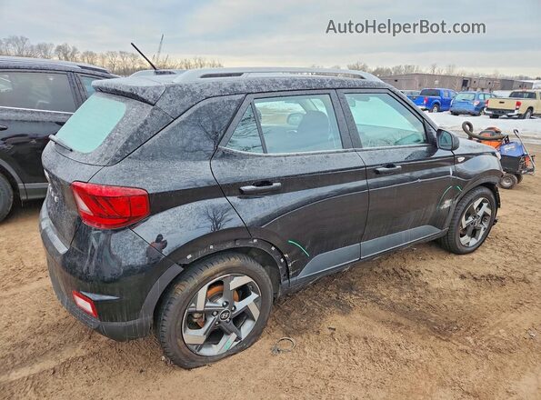 KMHRC8A37PU222569 2023 HYUNDAI VENUE Черный Задняя правая четверть