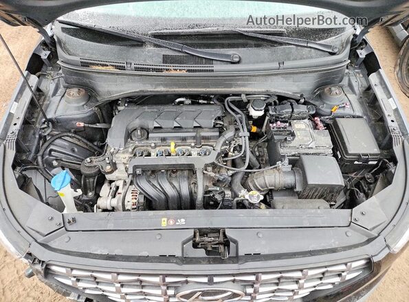 KMHRC8A37PU222569 2023 HYUNDAI VENUE Черный Вид подкапотного пространства