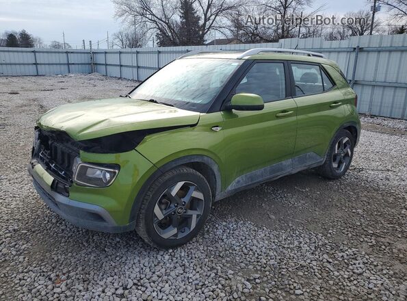 KMHRC8A37PU249299 2023 HYUNDAI VENUE Зеленый Передняя левая четверть