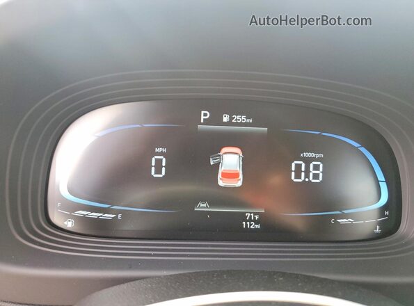 KMHRC8A38TU445679 2026 HYUNDAI VENUE Белый Вид щитка приборов