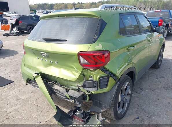 KMHRC8A39RU289595 2024 HYUNDAI VENUE Green უკანა მარჯვენა