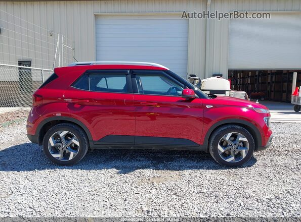 KMHRC8A3XSU371020 2025 HYUNDAI VENUE Красный Вид задней части салона