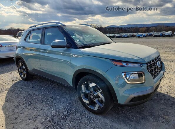 KMHRC8A3XSU407451 2025 HYUNDAI VENUE Зеленый Передняя правая четверть
