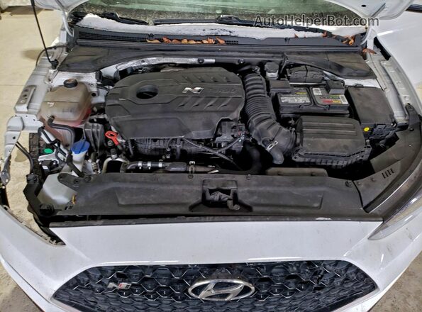 KMHT36AH4MU010228 2021 HYUNDAI VELOSTER White Rear interior view