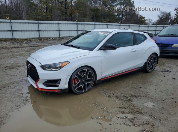 KMHT36AH5MU009539 2021 HYUNDAI VELOSTER White Vista tres cuartos delantera izquierda