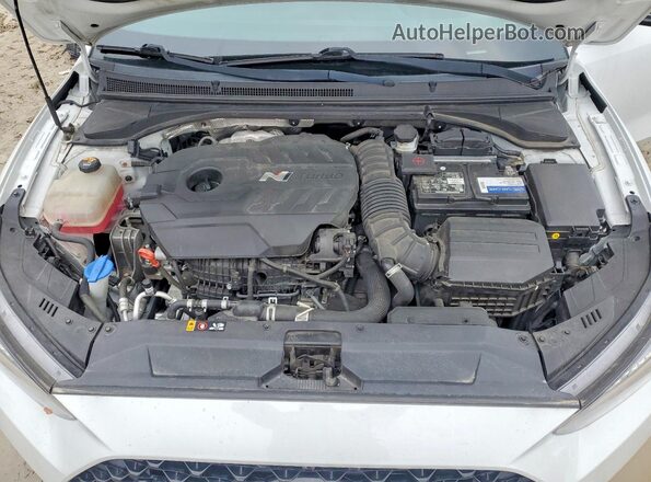 KMHT36AH5MU009539 2021 HYUNDAI VELOSTER White Vista del compartimento del motor