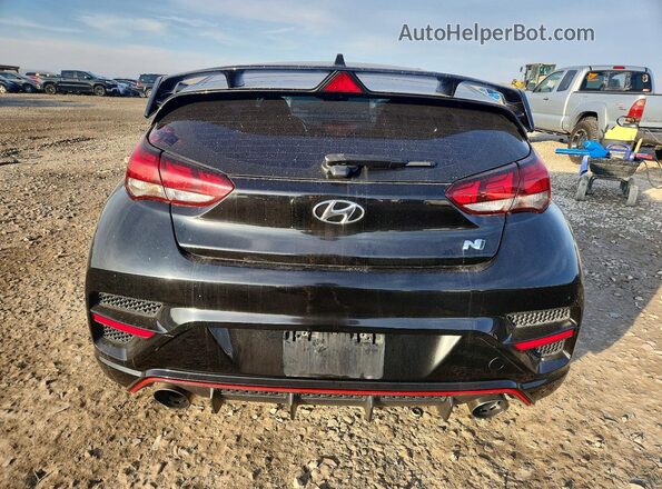 KMHT36AH6MU009534 2021 HYUNDAI VELOSTER Black Widok z tyłu