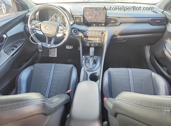 KMHT36AH6MU009534 2021 HYUNDAI VELOSTER Black Widok deski rozdzielczej