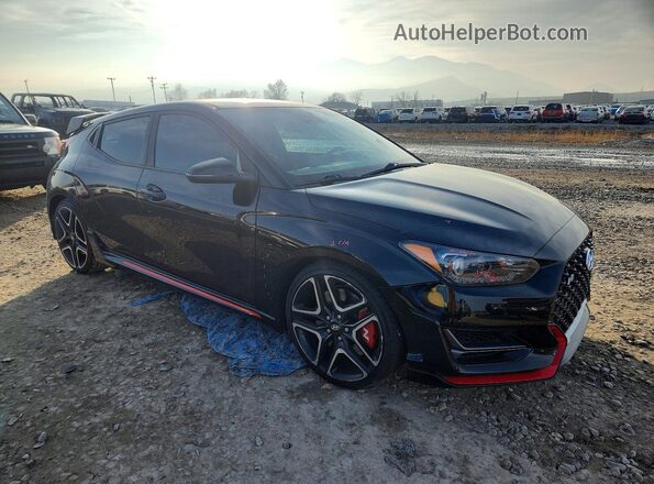 KMHT36AH6MU009534 2021 HYUNDAI VELOSTER Black Przód prawy