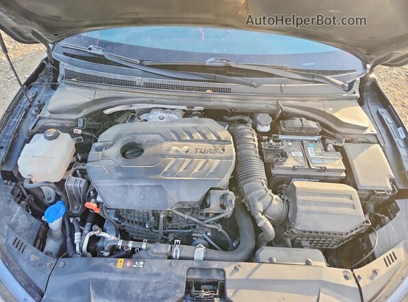 KMHT36AH6MU009534 2021 HYUNDAI VELOSTER Black Widok wnętrza z tyłu