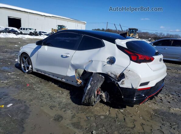 KMHT36AH6MU010389 2021 HYUNDAI VELOSTER White Trasero izquierdo