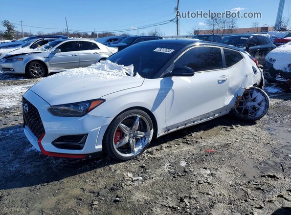 KMHT36AH6MU010389 2021 HYUNDAI VELOSTER White Vista tres cuartos delantera izquierda