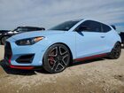 2022 Hyundai Veloster N Blue vin: KMHT36AH7NU014923
