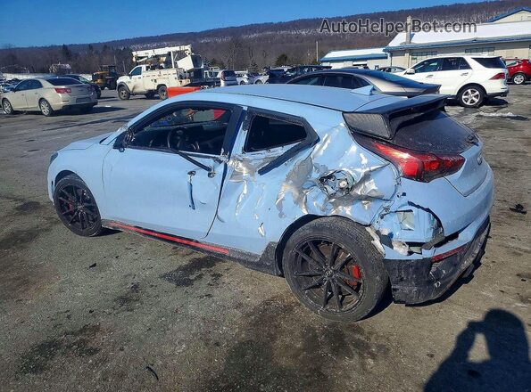 KMHT36AH9LU004570 2020 HYUNDAI VELOSTER Blue Trasero izquierdo