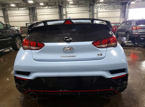 KMHT36AHXMU009374 2021 HYUNDAI VELOSTER Blue Widok z tyłu