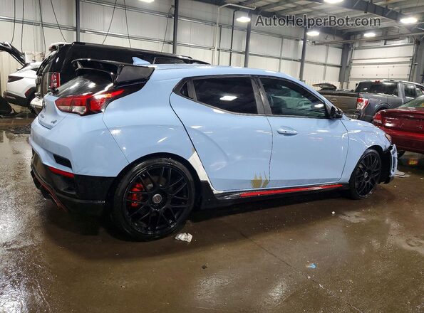 KMHT36AHXMU009374 2021 HYUNDAI VELOSTER Blue Tył prawy