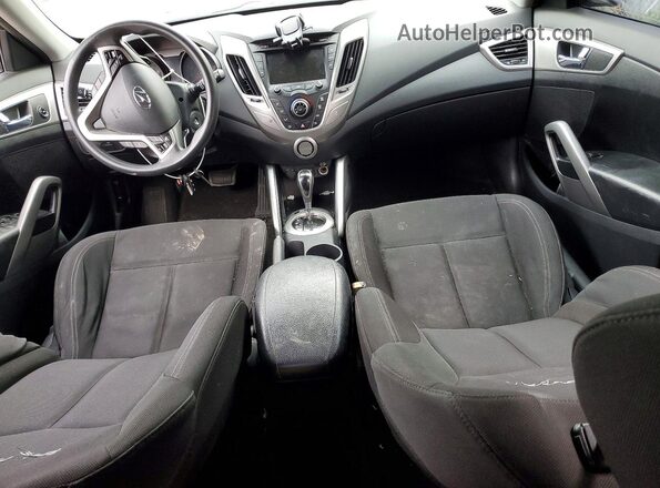 KMHTC6AD1GU257515 2016 HYUNDAI VELOSTER Black წინა პანელის ხედი