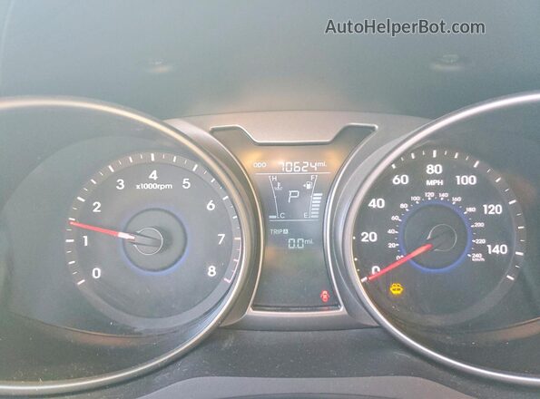 KMHTC6AD1GU283869 2016 HYUNDAI VELOSTER Оранжевый Вид щитка приборов