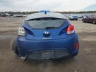 2017 Hyundai Veloster Base Синий vin: KMHTC6AD1HU310358