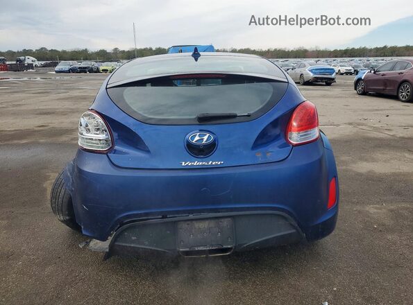 KMHTC6AD1HU310358 2017 HYUNDAI VELOSTER Синий Вид сзади