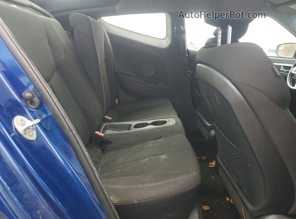KMHTC6AD1HU310358 2017 HYUNDAI VELOSTER Синий Вид задних сидений